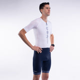 Triathlon Speedsuit White/Navy