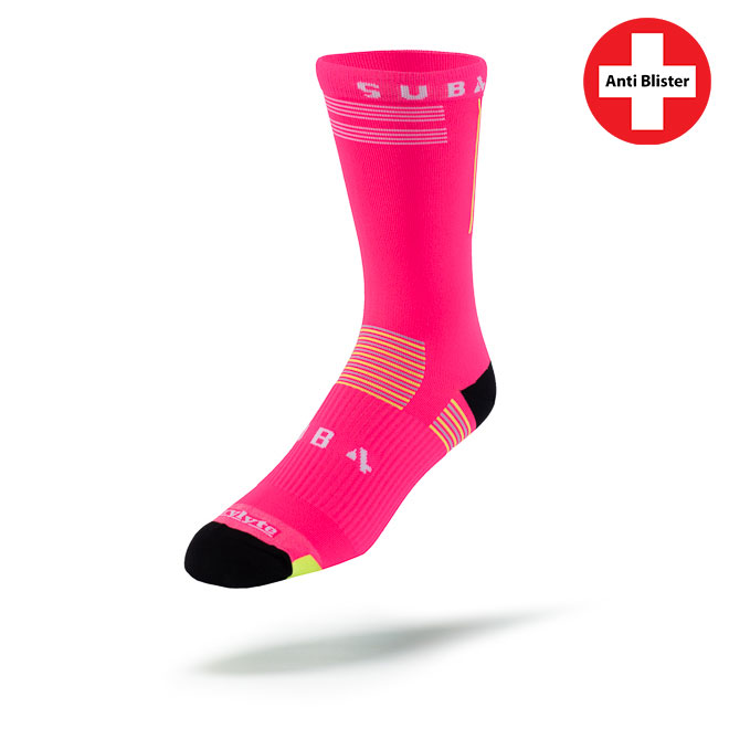 Cycling Socks ¾ CREW (Pink)